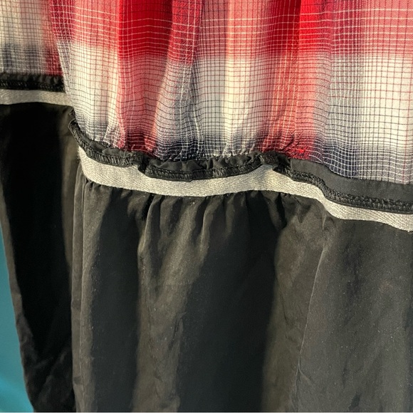 SzS Plaid and silk dress - Picture 5 of 9